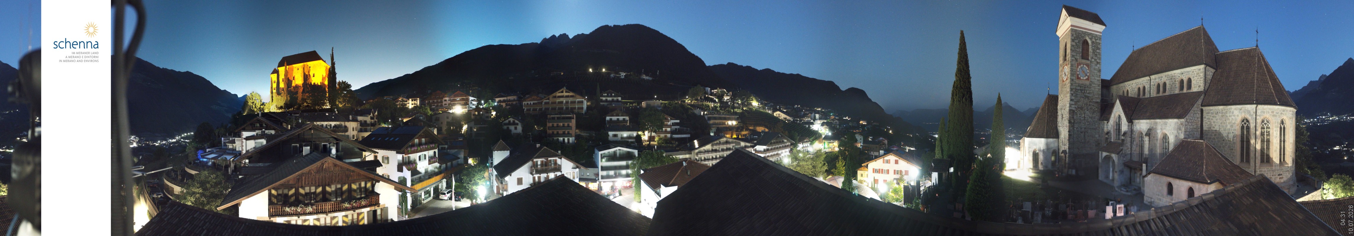 Archiv Foto Webcam Panoramablick Schenna