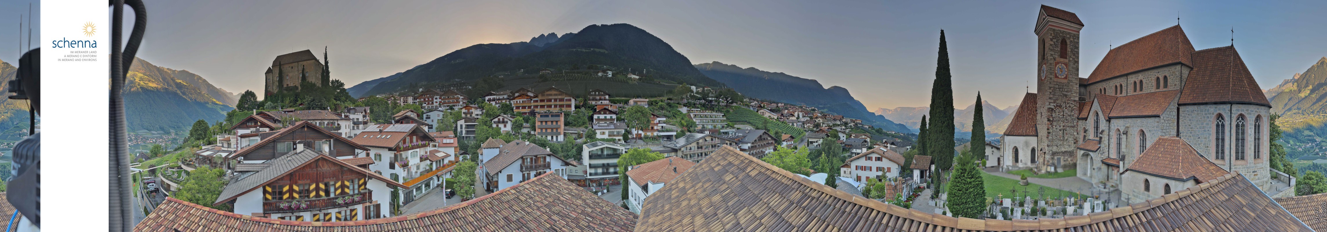 Archived image Webcam Panoramic View of Schenna