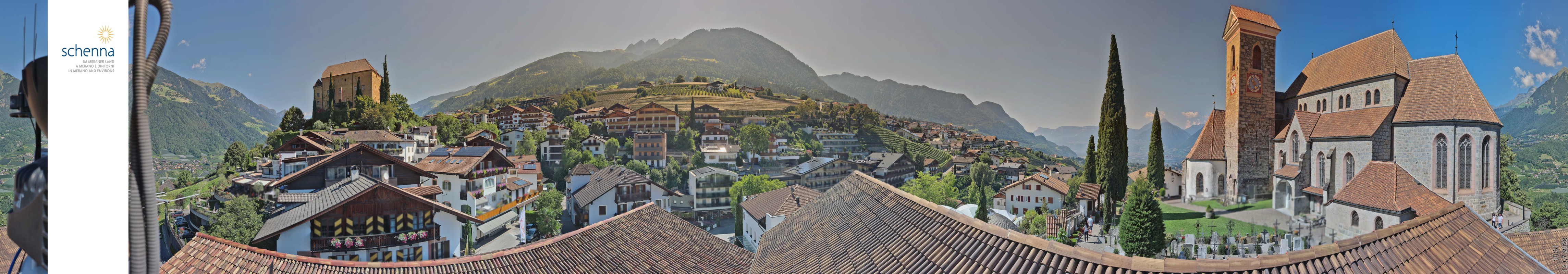 Archived image Webcam Panoramic View of Schenna