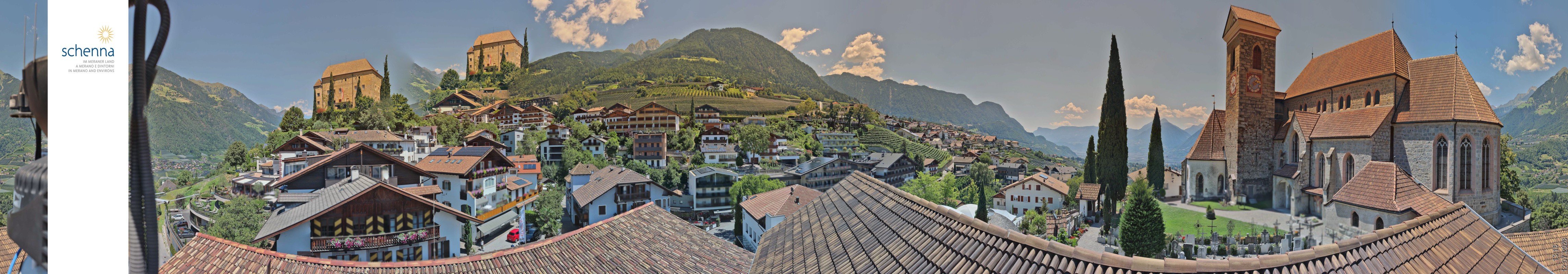 Archived image Webcam Panoramic View of Schenna