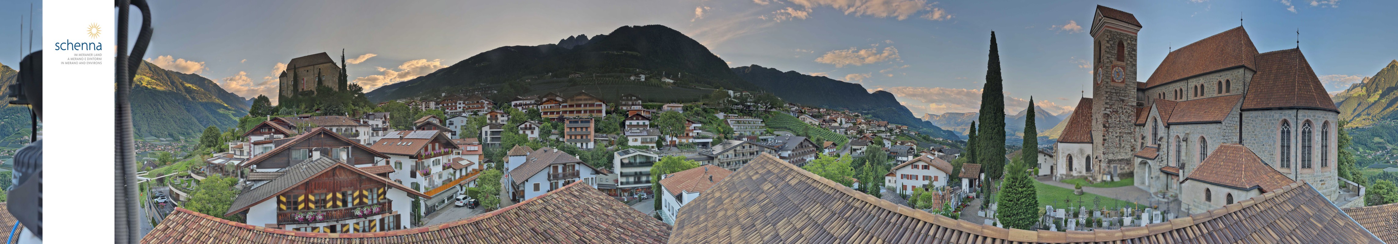 Archived image Webcam Panoramic View of Schenna