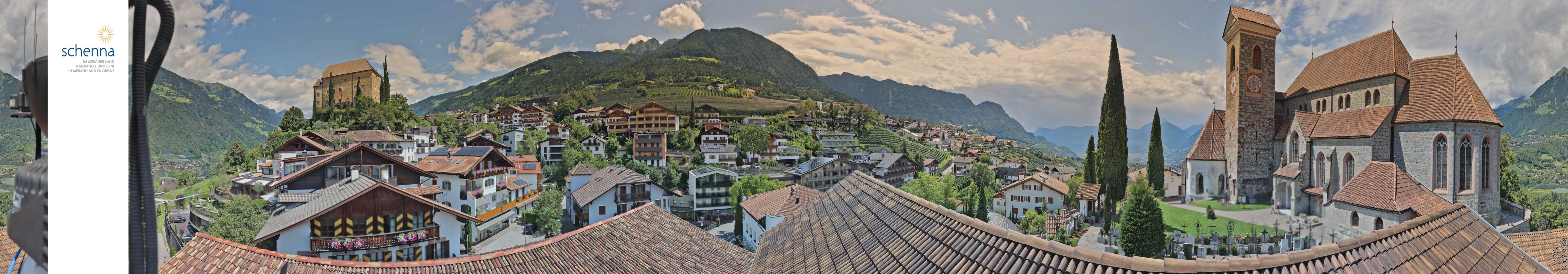 Archived image Webcam Panoramic View of Schenna