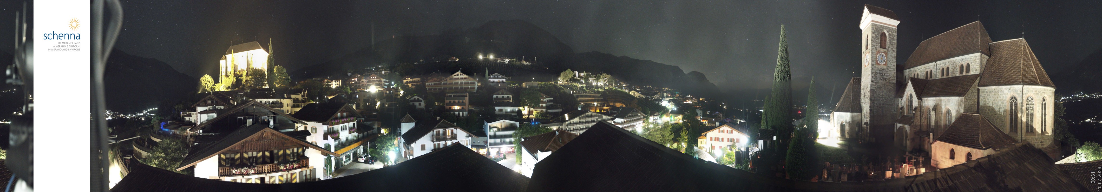 Archiv Foto Webcam Panoramablick Schenna