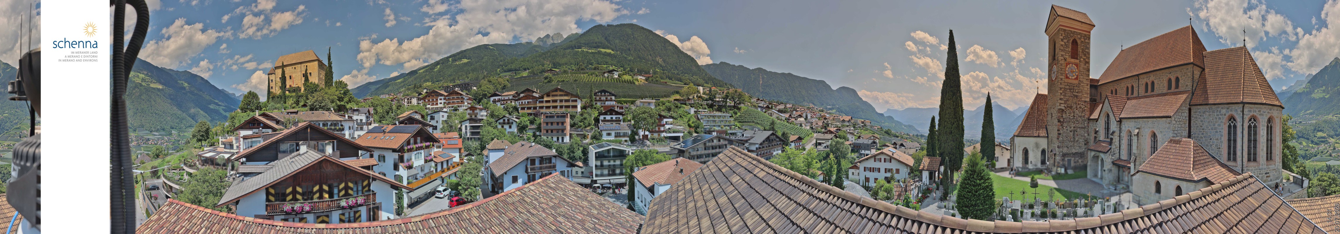 Archiv Foto Webcam Panoramablick Schenna