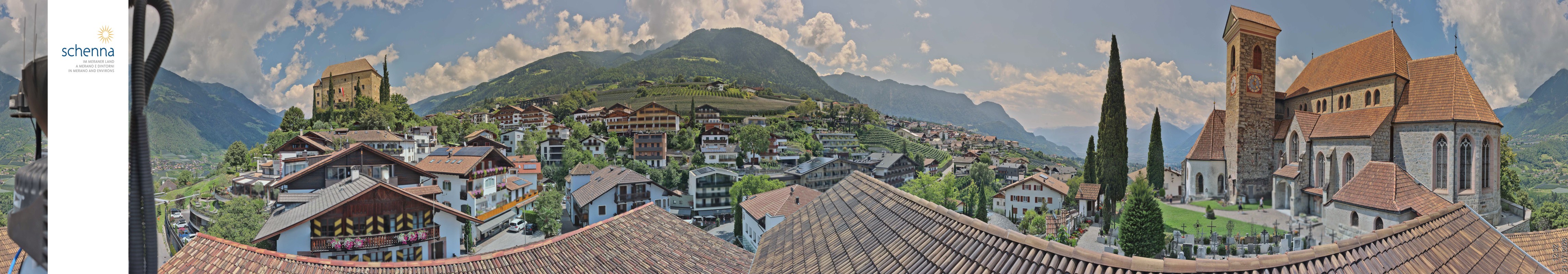 Archiv Foto Webcam Panoramablick Schenna