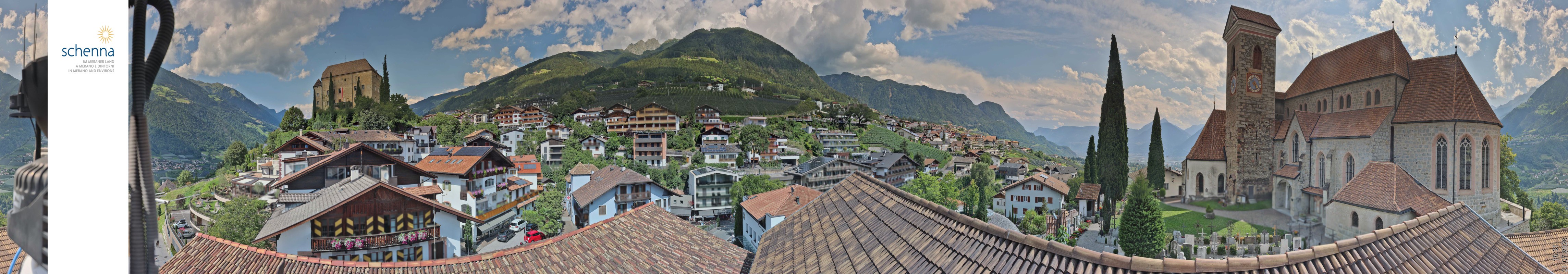 Archiv Foto Webcam Panoramablick Schenna