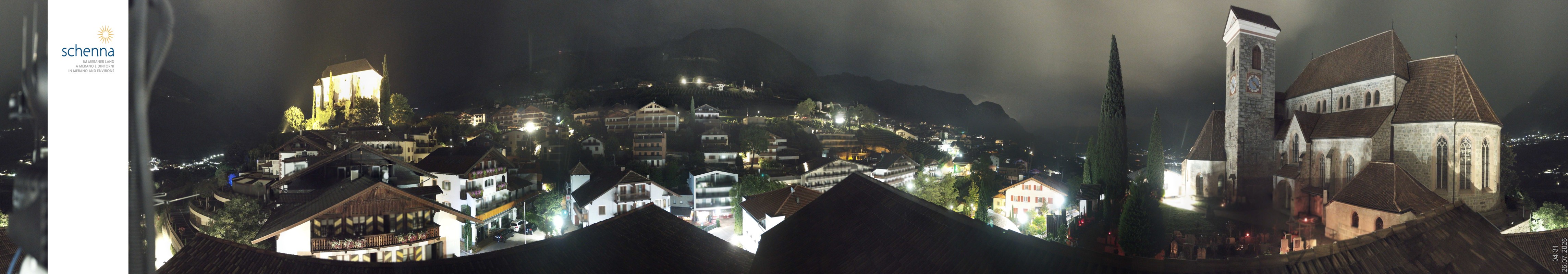 Archiv Foto Webcam Panoramablick Schenna