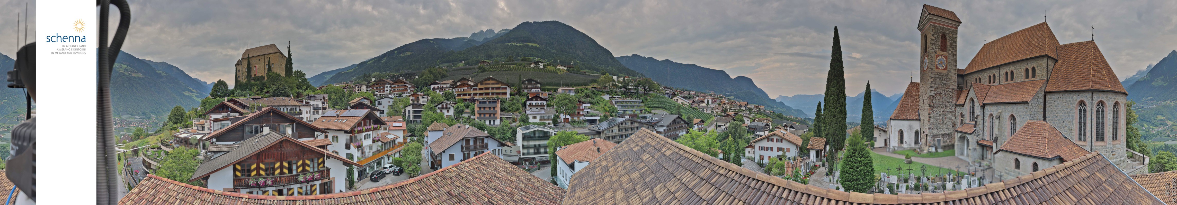 Archived image Webcam Panoramic View of Schenna