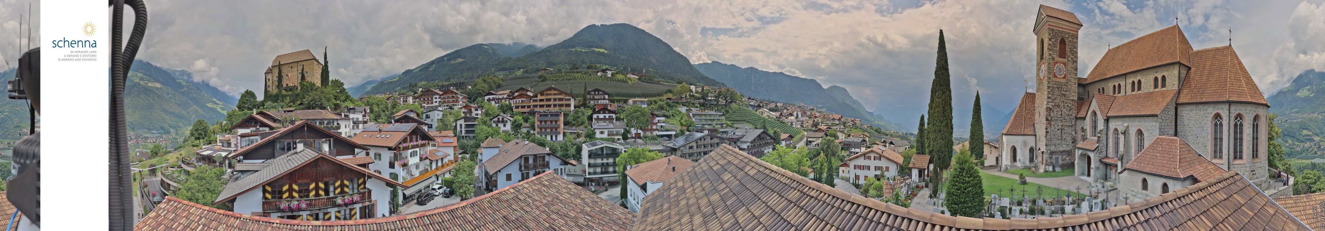 Archiv Foto Webcam Panoramablick Schenna