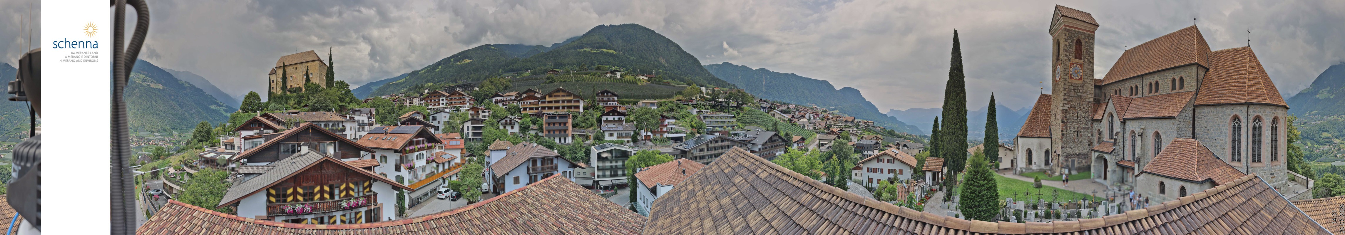 Archiv Foto Webcam Panoramablick Schenna