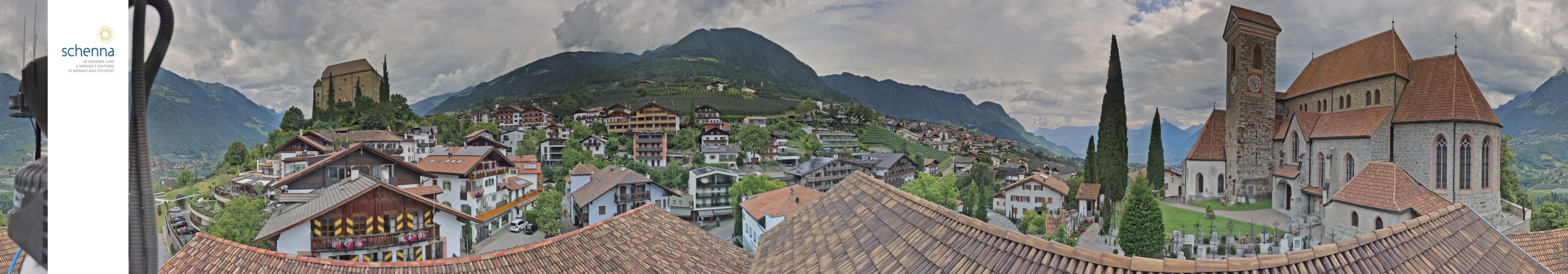 Archiv Foto Webcam Panoramablick Schenna