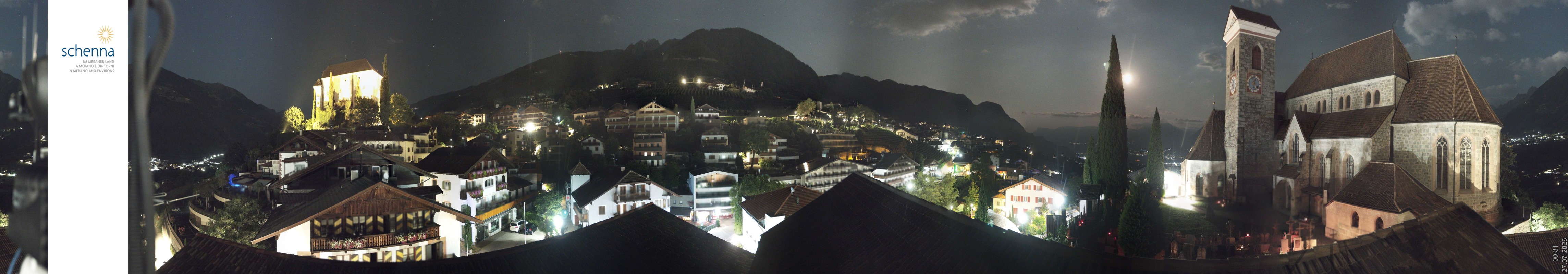 Archiv Foto Webcam Panoramablick Schenna