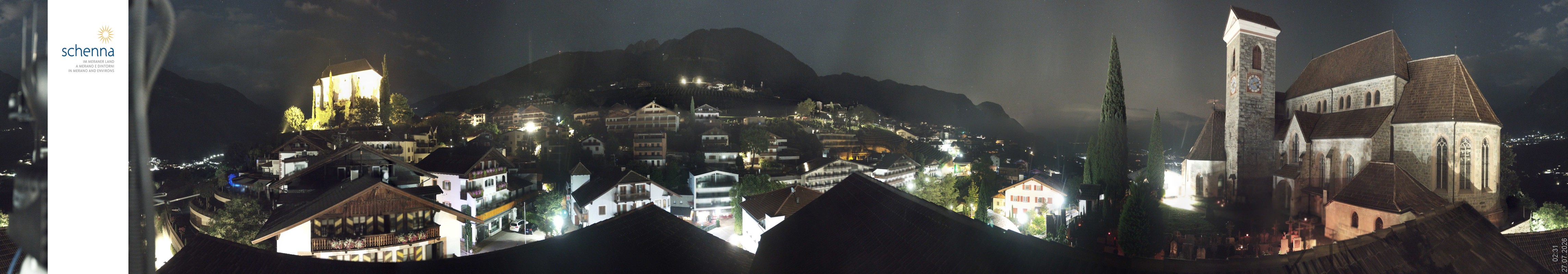 Archiv Foto Webcam Panoramablick Schenna