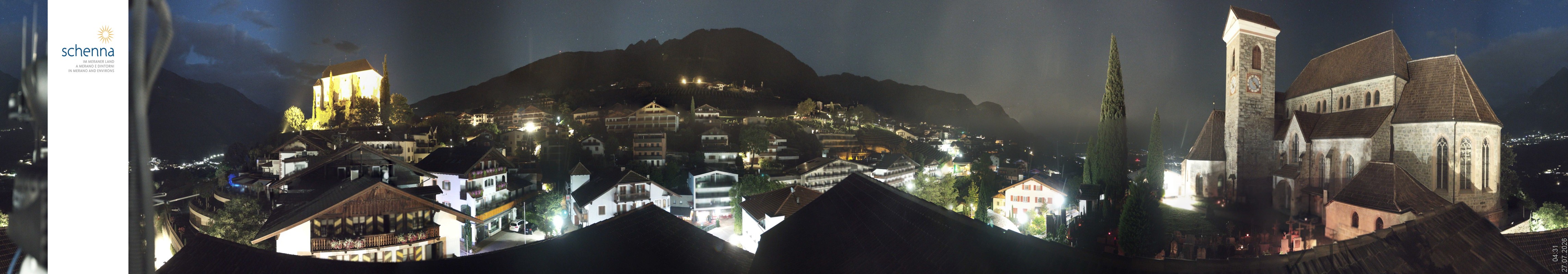 Archiv Foto Webcam Panoramablick Schenna