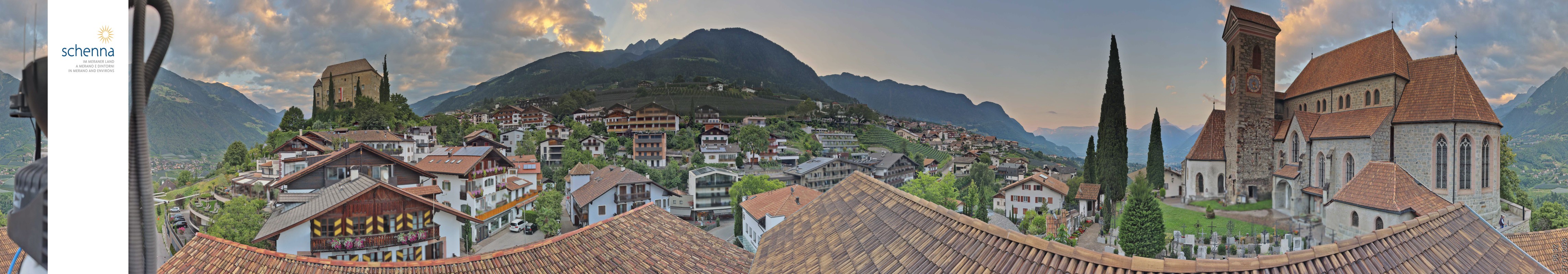 Archiv Foto Webcam Panoramablick Schenna