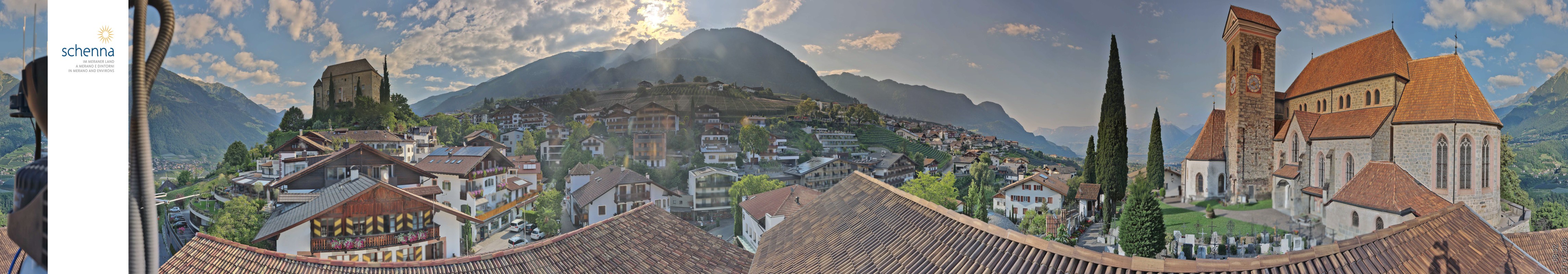 Archiv Foto Webcam Panoramablick Schenna