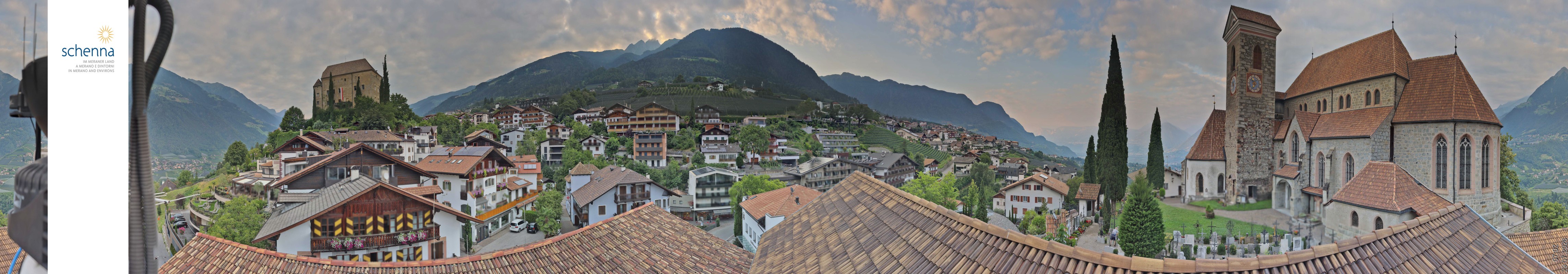 Archived image Webcam Panoramic View of Schenna