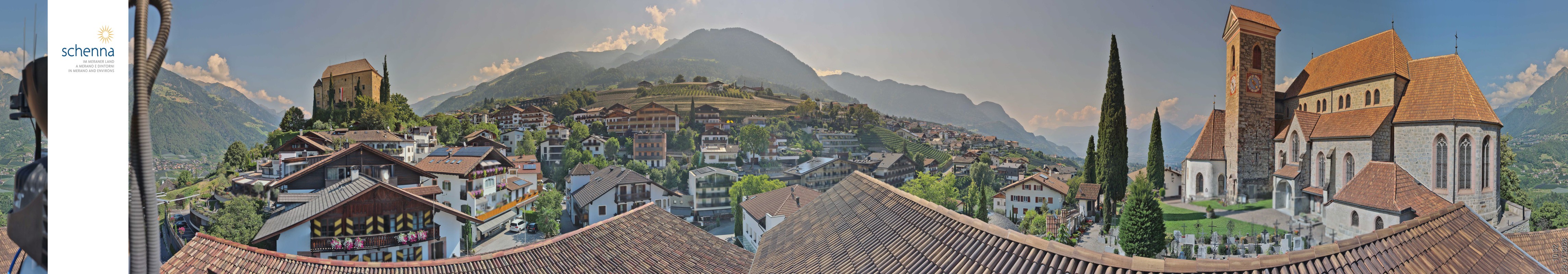 Archived image Webcam Panoramic View of Schenna