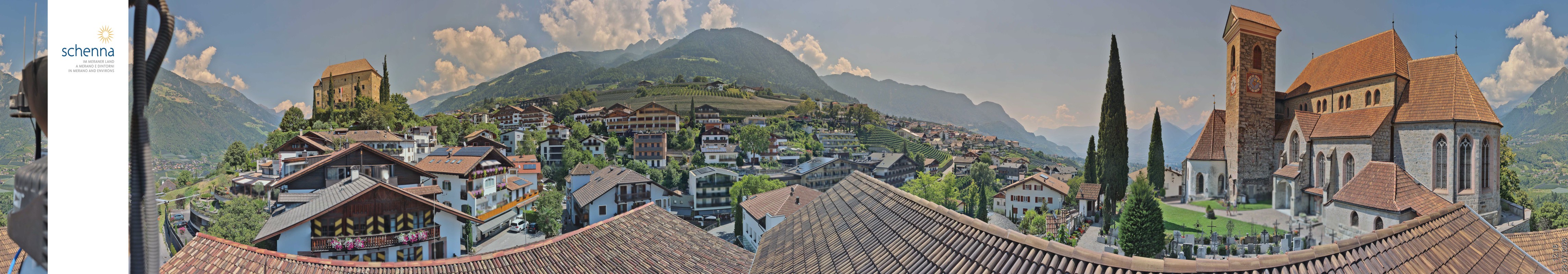 Archiv Foto Webcam Panoramablick Schenna