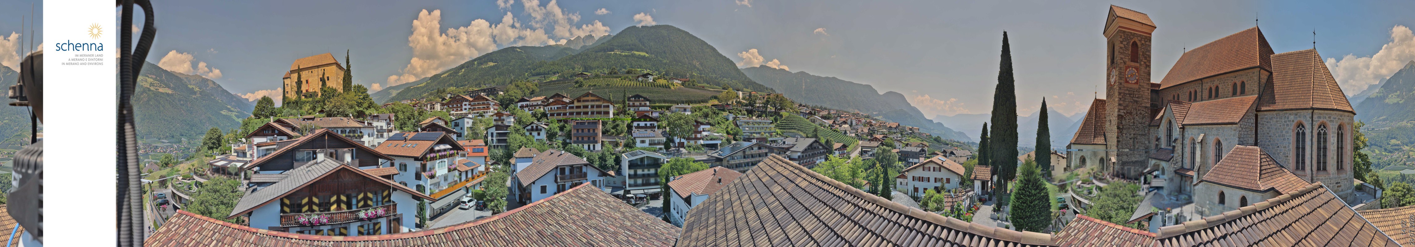 Archiv Foto Webcam Panoramablick Schenna