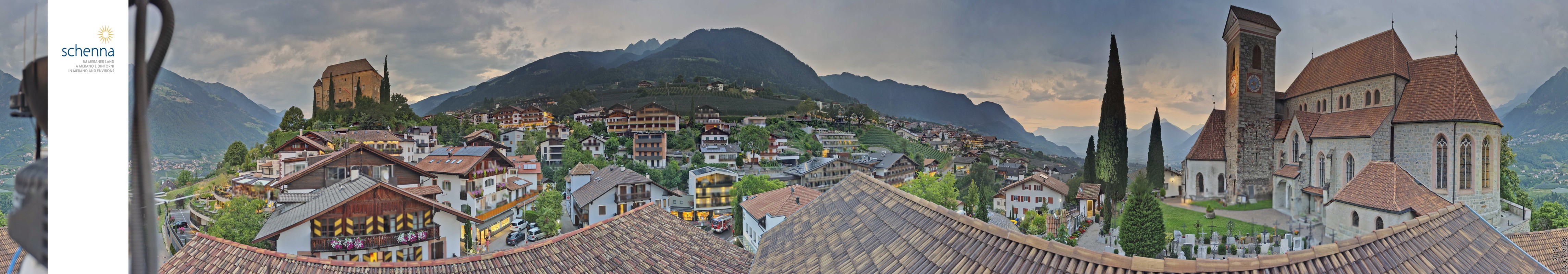 Archiv Foto Webcam Panoramablick Schenna