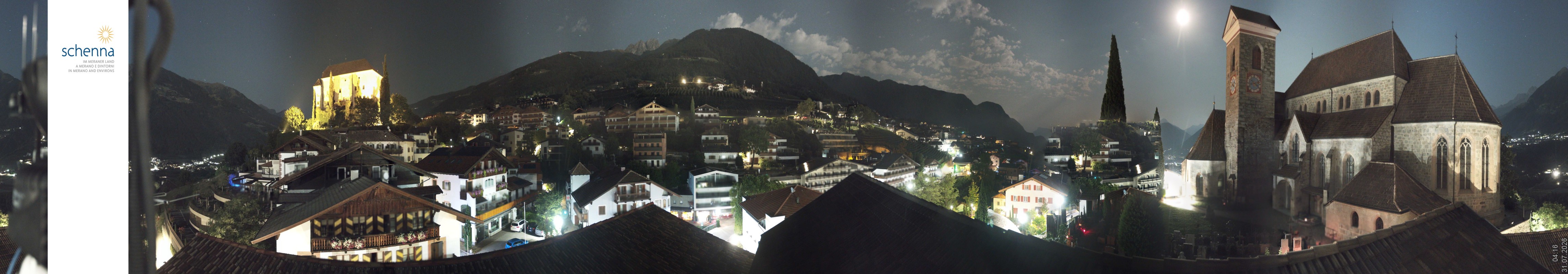 Archiv Foto Webcam Panoramablick Schenna