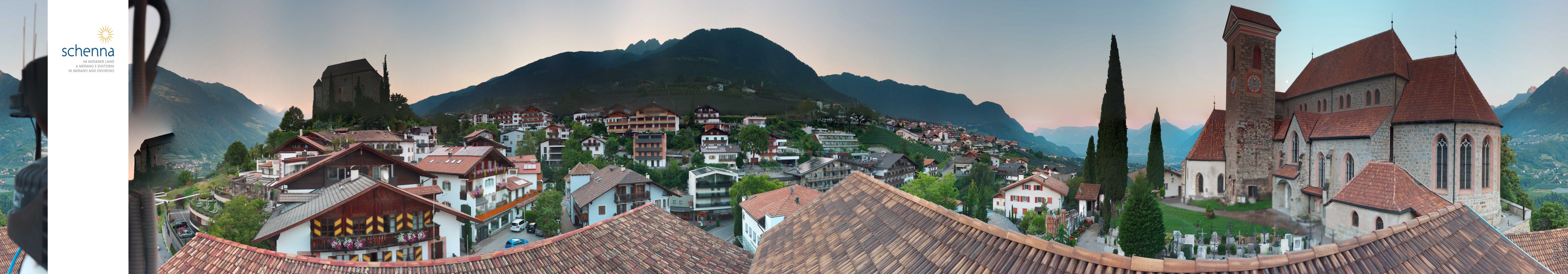 Archiv Foto Webcam Panoramablick Schenna