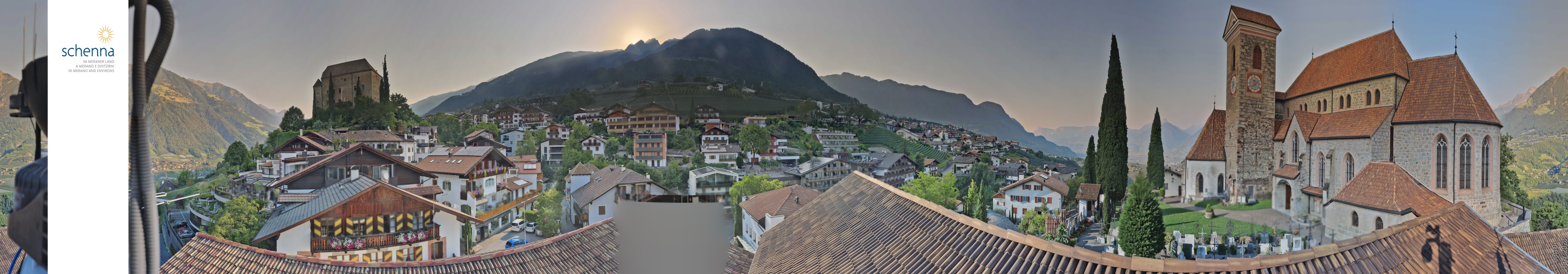 Archiv Foto Webcam Panoramablick Schenna