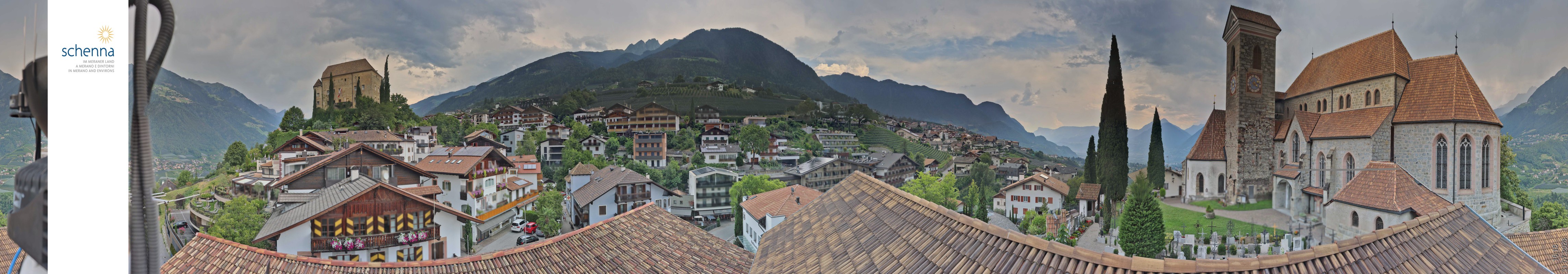 Archiv Foto Webcam Panoramablick Schenna