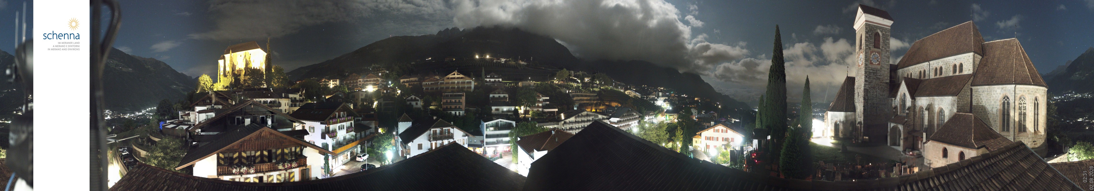 Archiv Foto Webcam Panoramablick Schenna