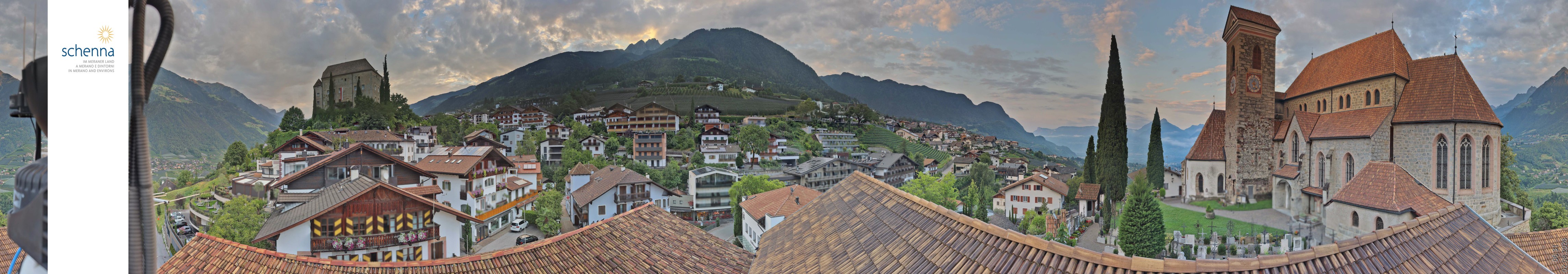 Archiv Foto Webcam Panoramablick Schenna