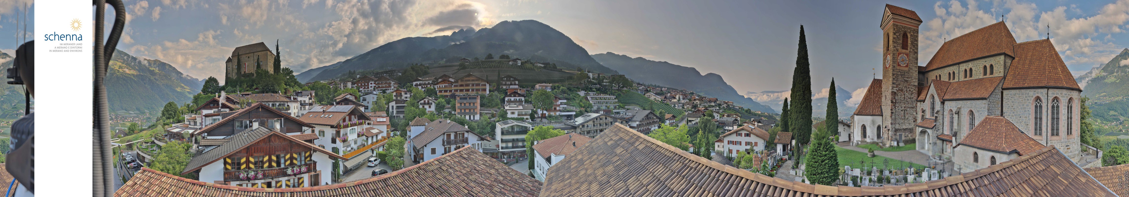 Archiv Foto Webcam Panoramablick Schenna