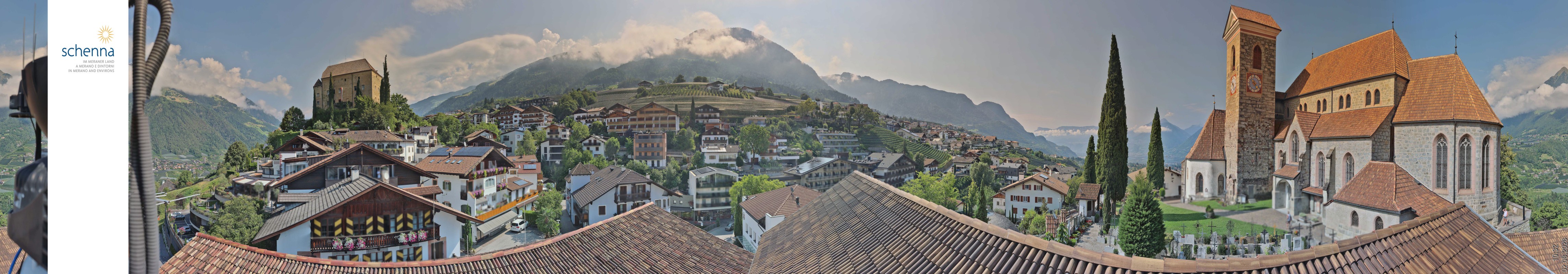 Archiv Foto Webcam Panoramablick Schenna