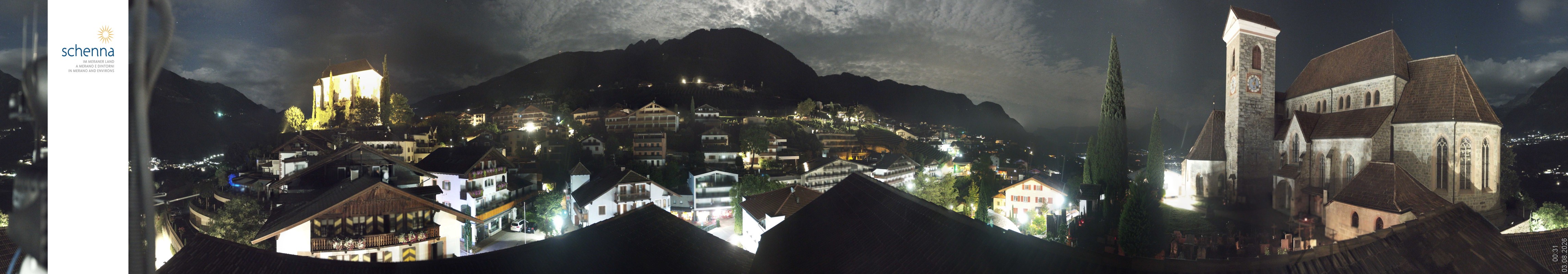 Archiv Foto Webcam Panoramablick Schenna