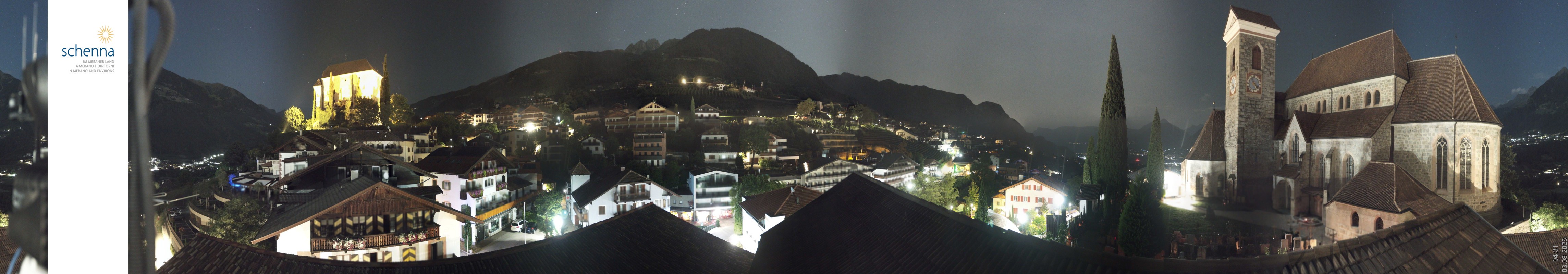Archiv Foto Webcam Panoramablick Schenna