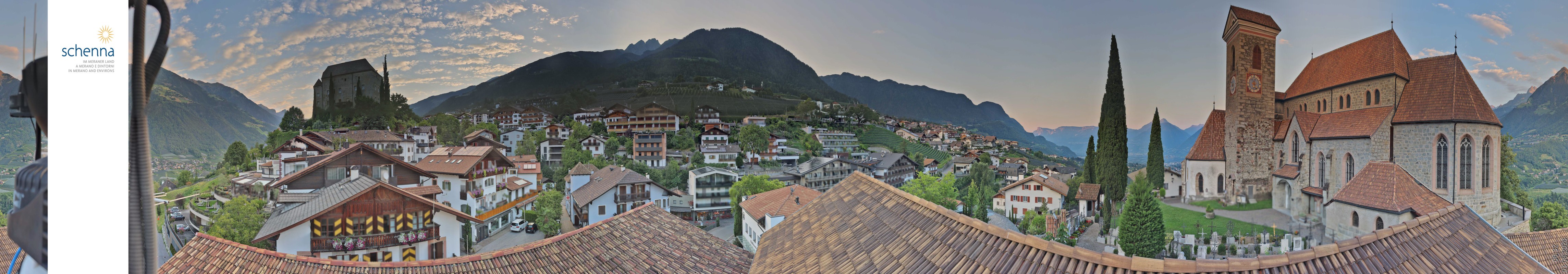 Archiv Foto Webcam Panoramablick Schenna