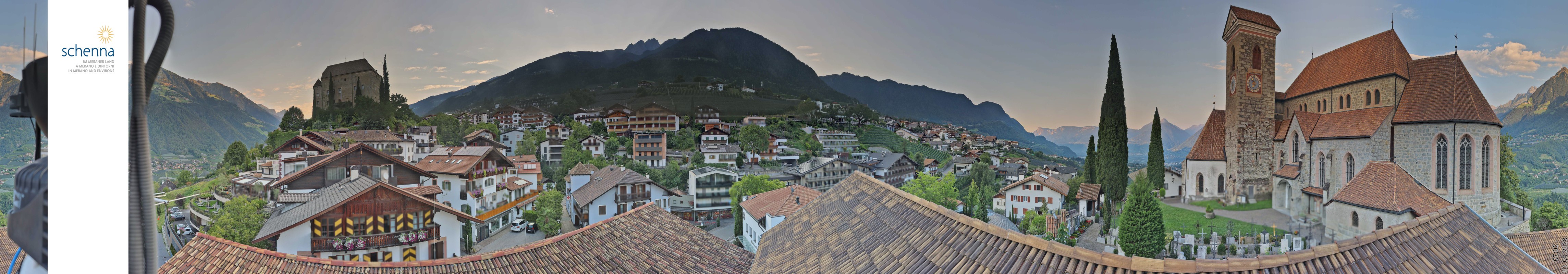 Archiv Foto Webcam Panoramablick Schenna