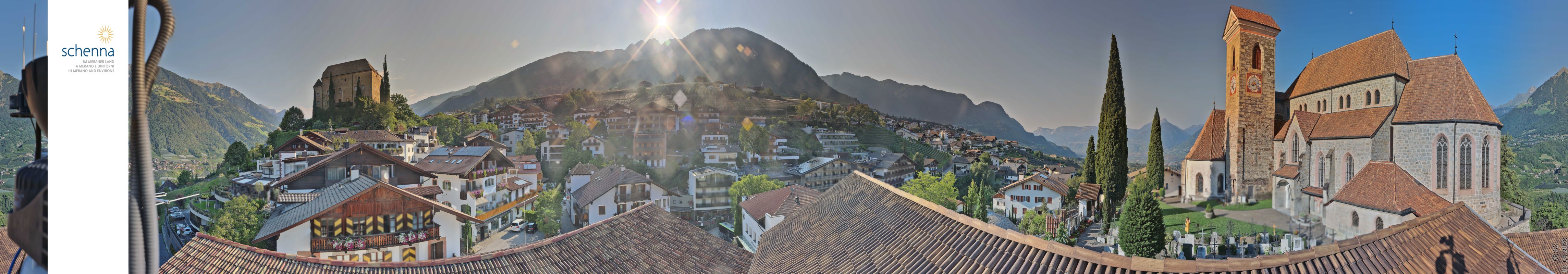 Archiv Foto Webcam Panoramablick Schenna