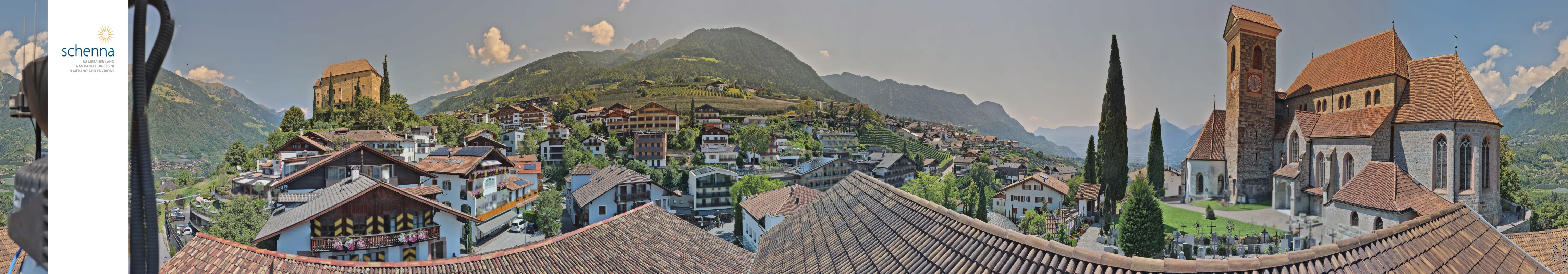 Archiv Foto Webcam Panoramablick Schenna