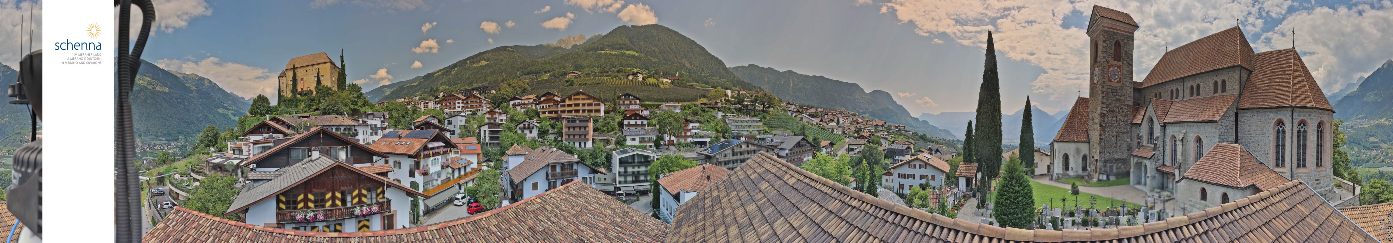Archiv Foto Webcam Panoramablick Schenna