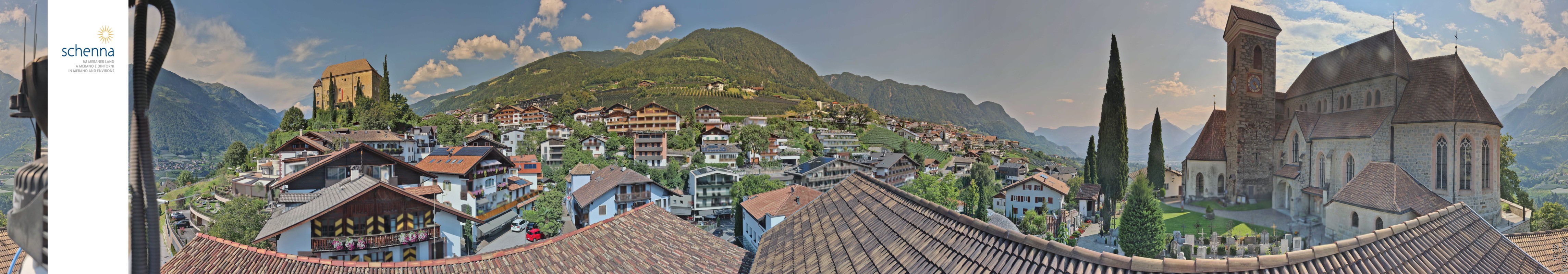 Archiv Foto Webcam Panoramablick Schenna