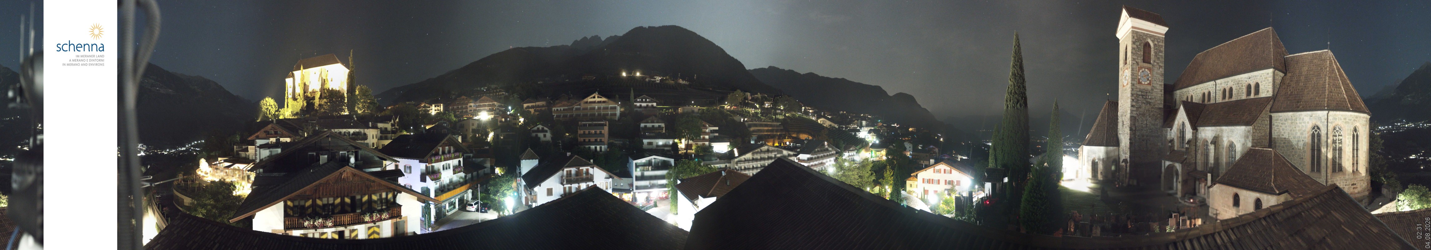 Archived image Webcam Panoramic View of Schenna