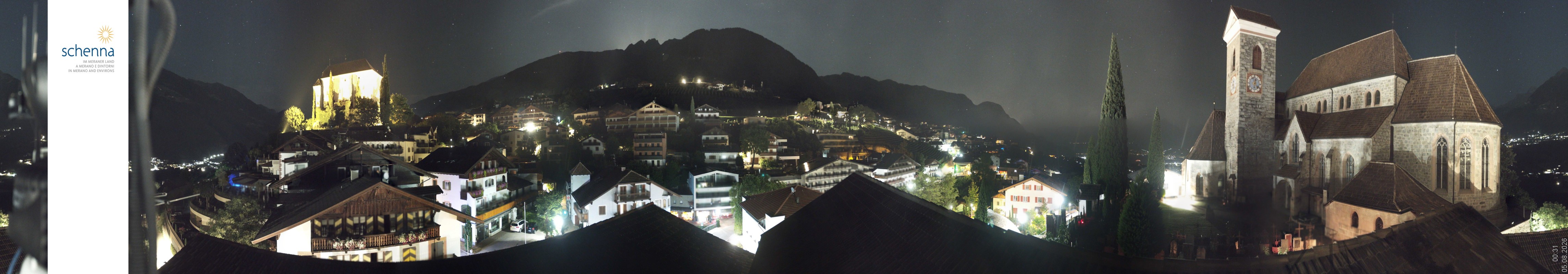 Archiv Foto Webcam Panoramablick Schenna