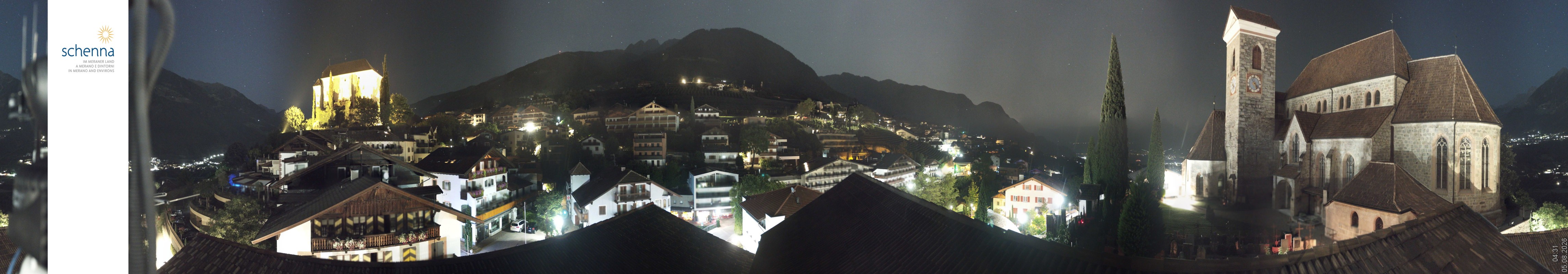Archiv Foto Webcam Panoramablick Schenna