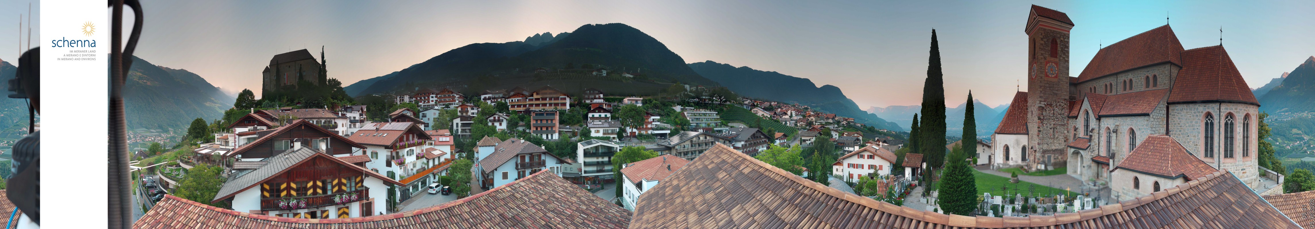 Archiv Foto Webcam Panoramablick Schenna