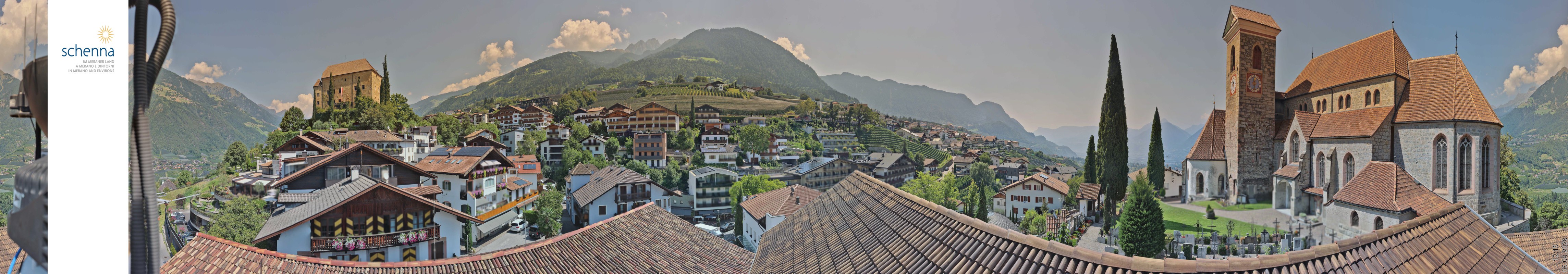 Archiv Foto Webcam Panoramablick Schenna