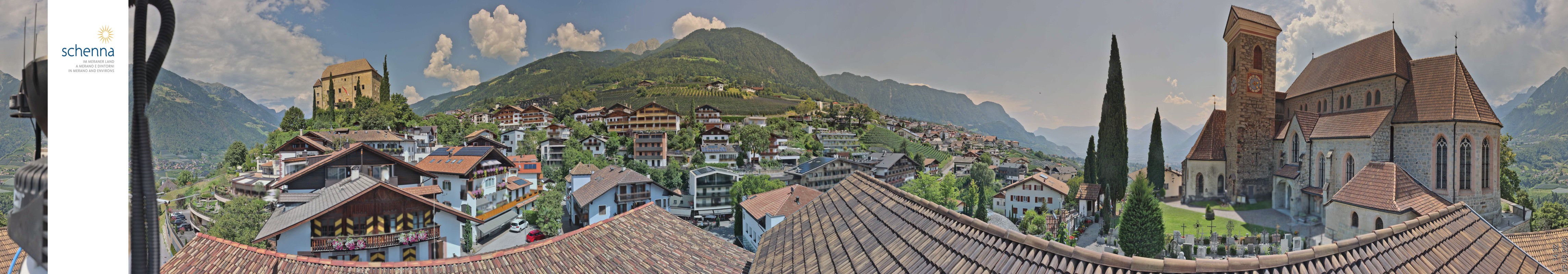 Archiv Foto Webcam Panoramablick Schenna