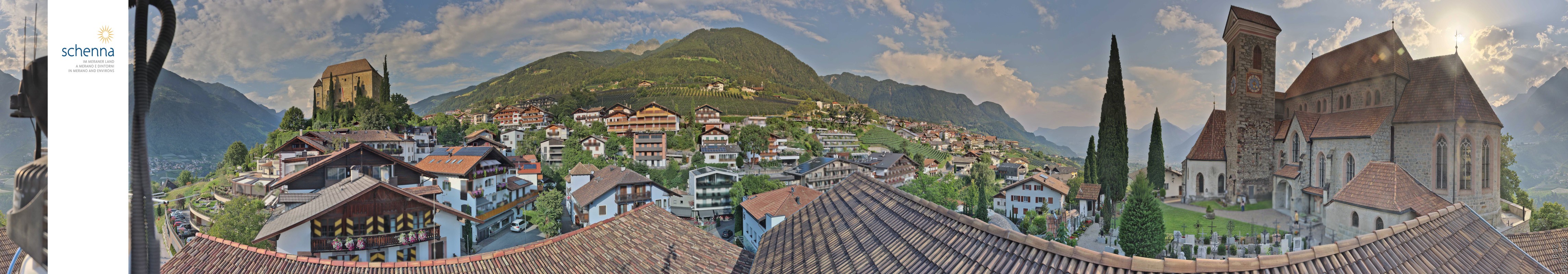 Archiv Foto Webcam Panoramablick Schenna