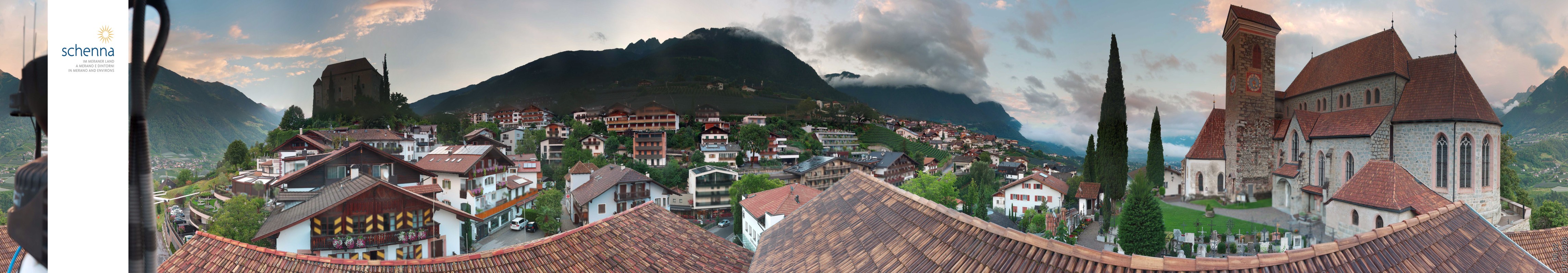 Archived image Webcam Panoramic View of Schenna