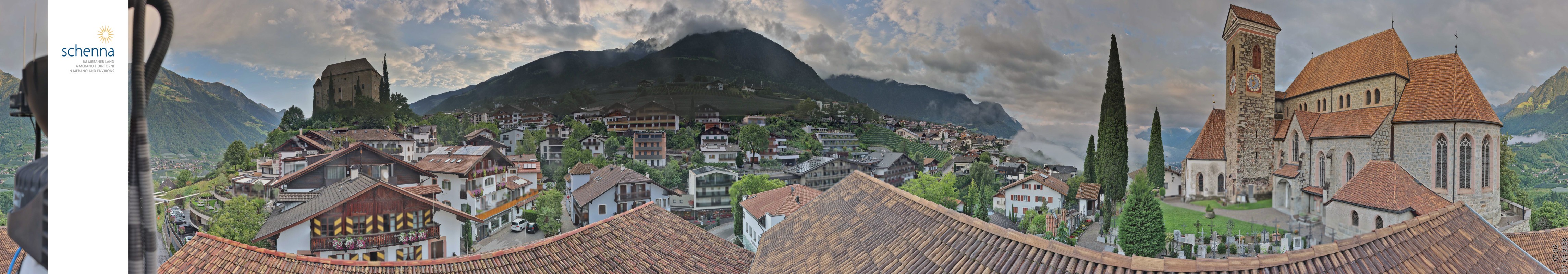 Archived image Webcam Panoramic View of Schenna
